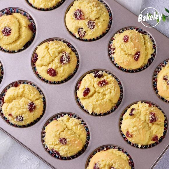 Bakeley 12 Muffin Cake Pan Non Stick Champagne Gold (4433) - Picture 4 of 7